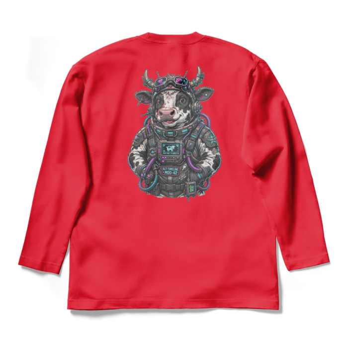 ロングスリーブTシャツ - L - レッド(1)