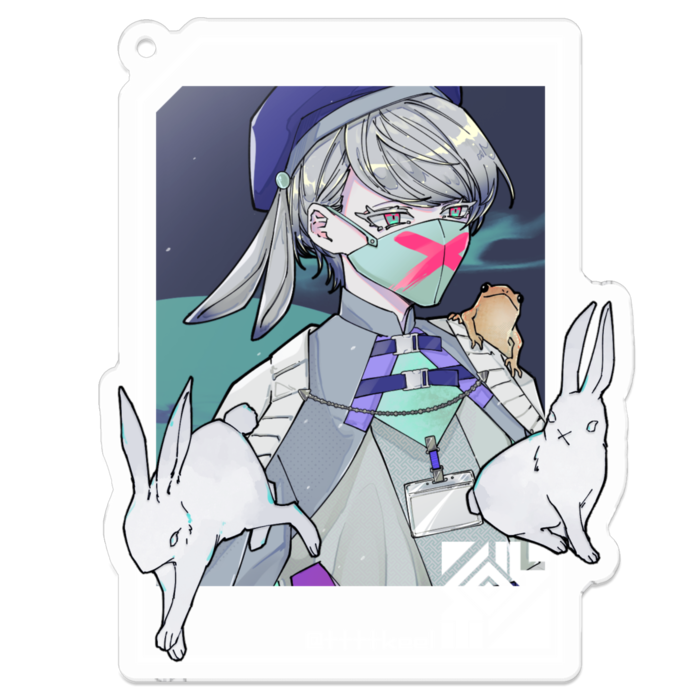 アクリルキーホルダー - 70 x 70 (mm)