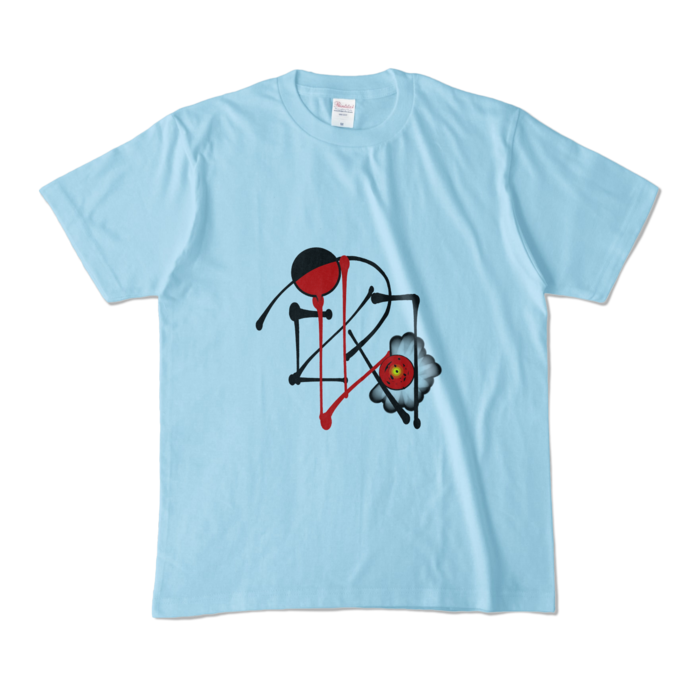 カラーTシャツ - M - ライトブルー (淡色)