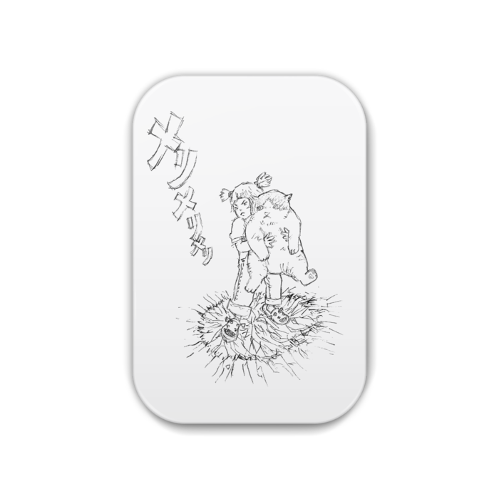 缶バッジ - 角丸 51x76mm