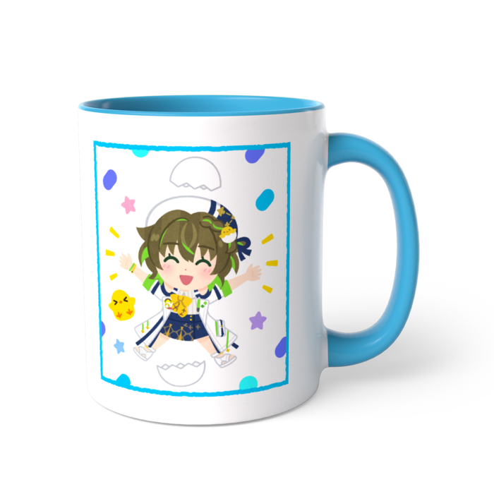 ツートンカラーマグカップ - 直径 8.2cm / 高さ 9.5cm