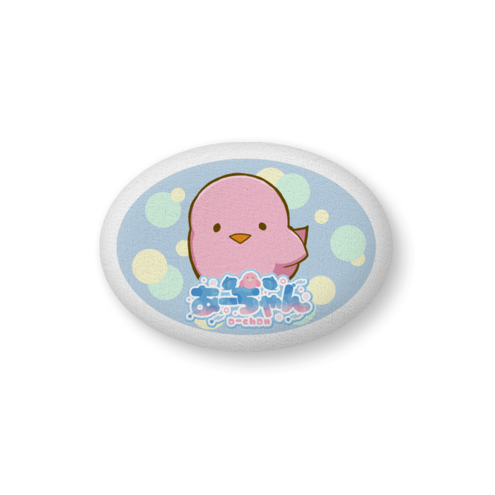 クッション(ピンクの鳥)