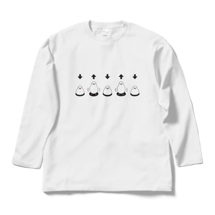 ロングスリーブTシャツ　白色　L