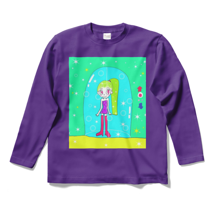 ロングスリーブTシャツ - S - パープル