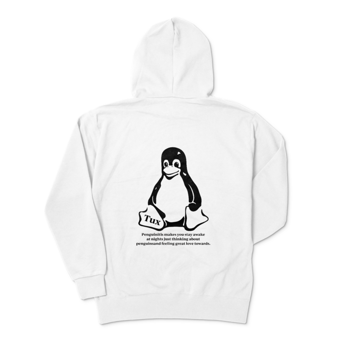 ジップパーカー - XL - ホワイト