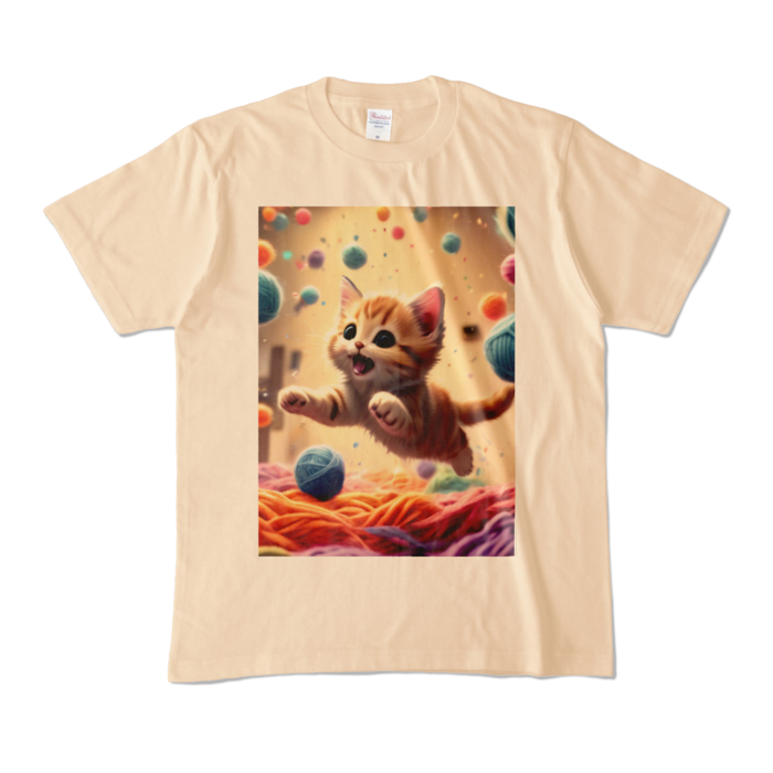 カラーTシャツ - M - ナチュラル (淡色)