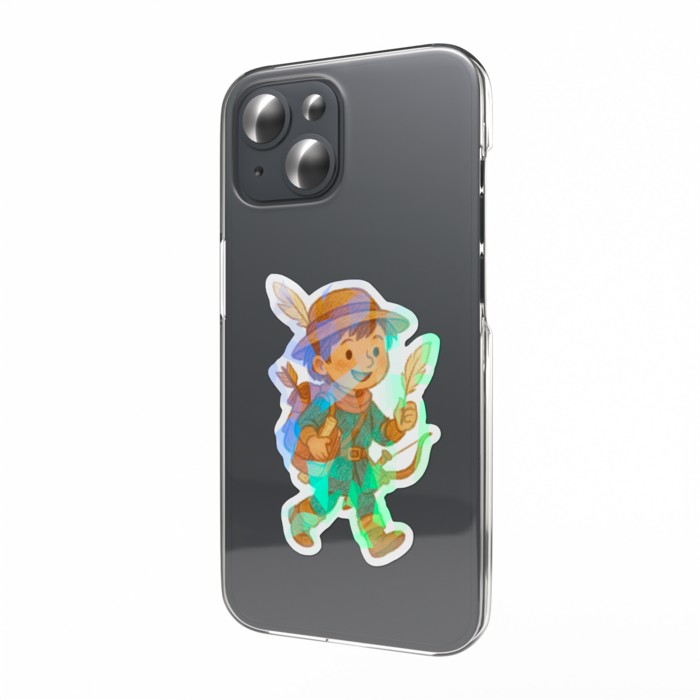 ホログラムスマホステッカー - 縦