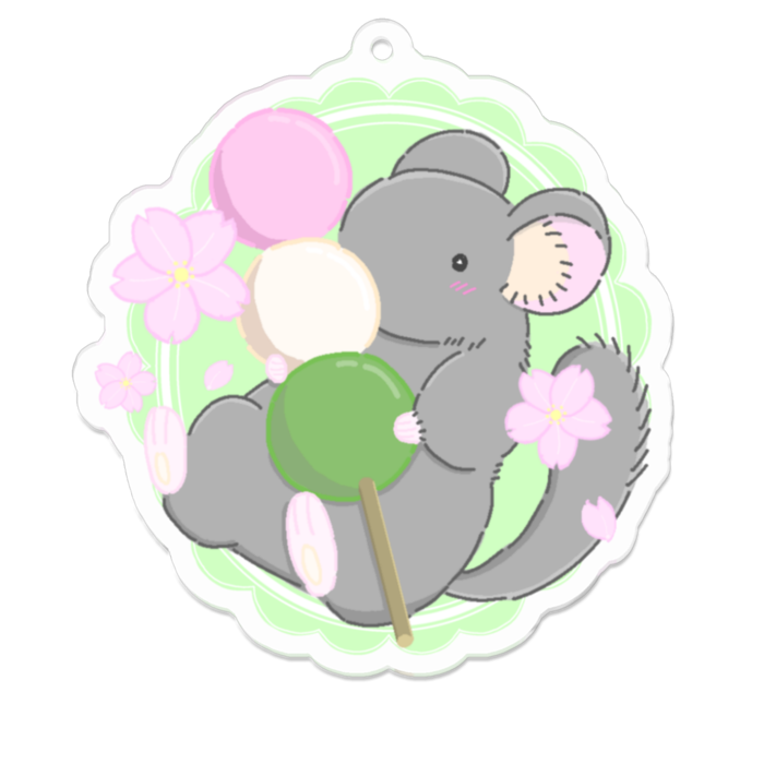 アクリルキーホルダー - 70 x 70 (mm)