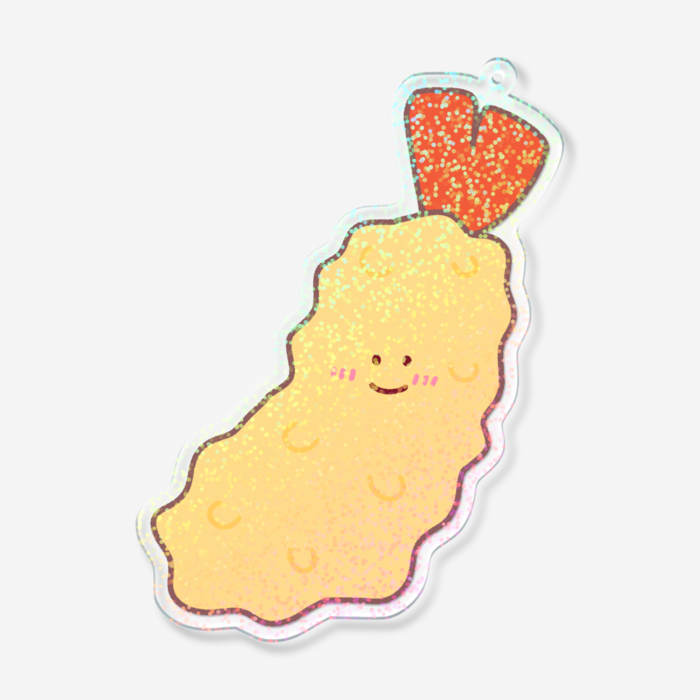 ホログラムアクリルキーホルダー - 100 × 100mm