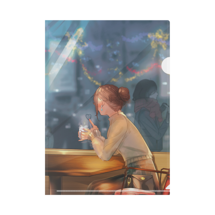 カフェの女の子
