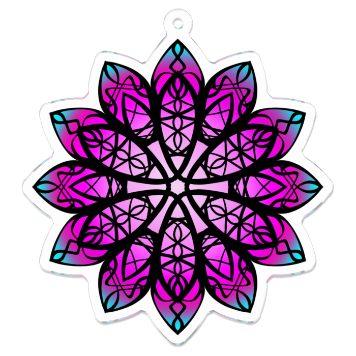 アクリルキーホルダー - 70 x 70 (mm)