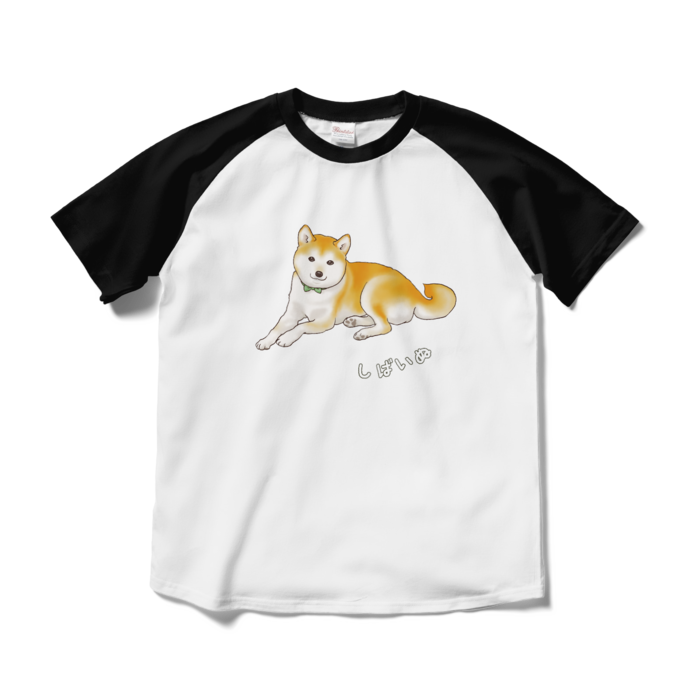 ラグランTシャツ - M - ホワイト×ブラック / Size M, White & Black
