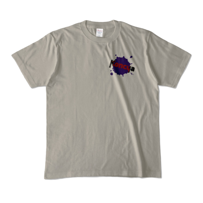Koncua:カラーTシャツ - M - シルバーグレー (淡色)