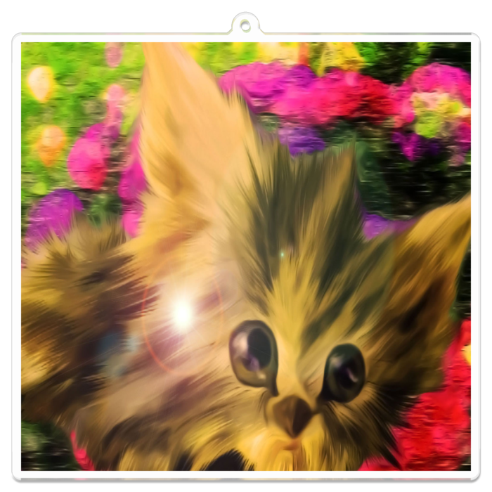 アクリルキーホルダー - 100 x 100 (mm)