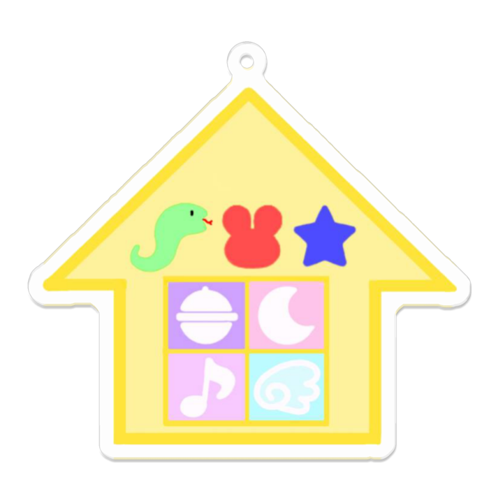 アクリルキーホルダー - 70 x 70 (mm)