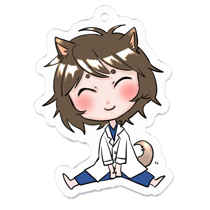 アクリルキーホルダー - 50 x 50 (mm)