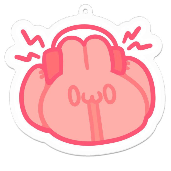 アクリルキーホルダー - 70 x 70 (mm)