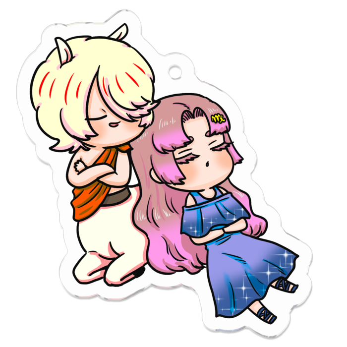 アクリルキーホルダー - 50 x 50 (mm)