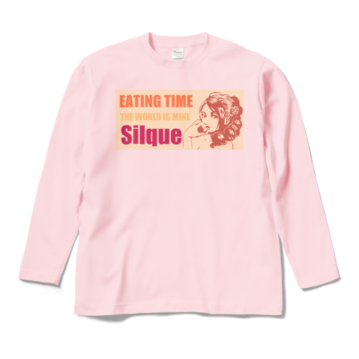 ロングスリーブTシャツ - M - ライトピンク