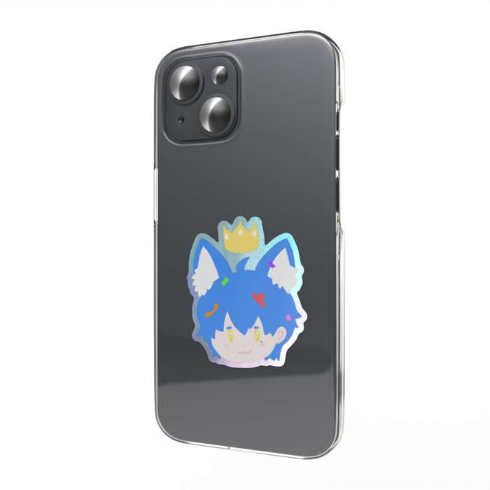 オーロラスマホステッカー - 縦