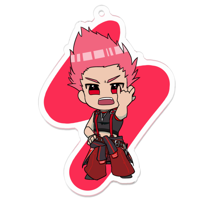 アクリルキーホルダー（コーティング） - 70 x 70 (mm)