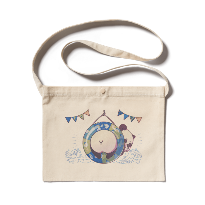 サコッシュ - 300 x 230 (mm)ナチュラル