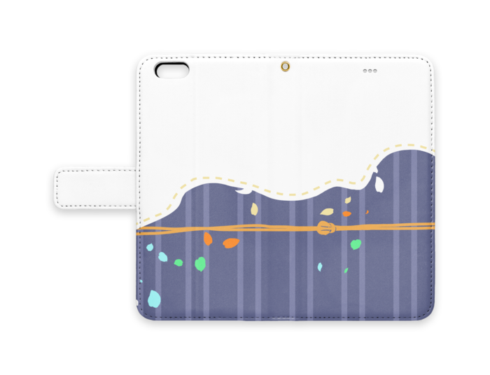 手帳型iPhoneケース - iPhone6 Plus - ストラップ穴 あり