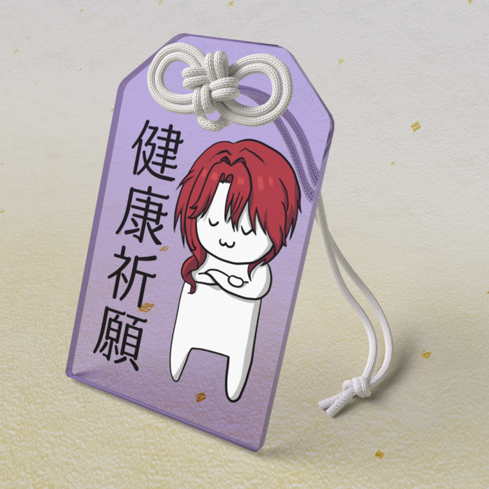 アクリルお守り - 50 × 80mm