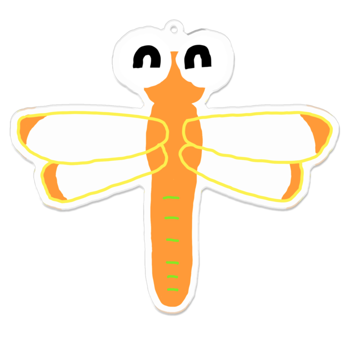 アクリルキーホルダー - 100 × 100mm 