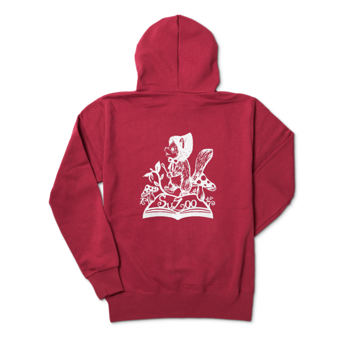 ジップパーカー - M - バーガンディ