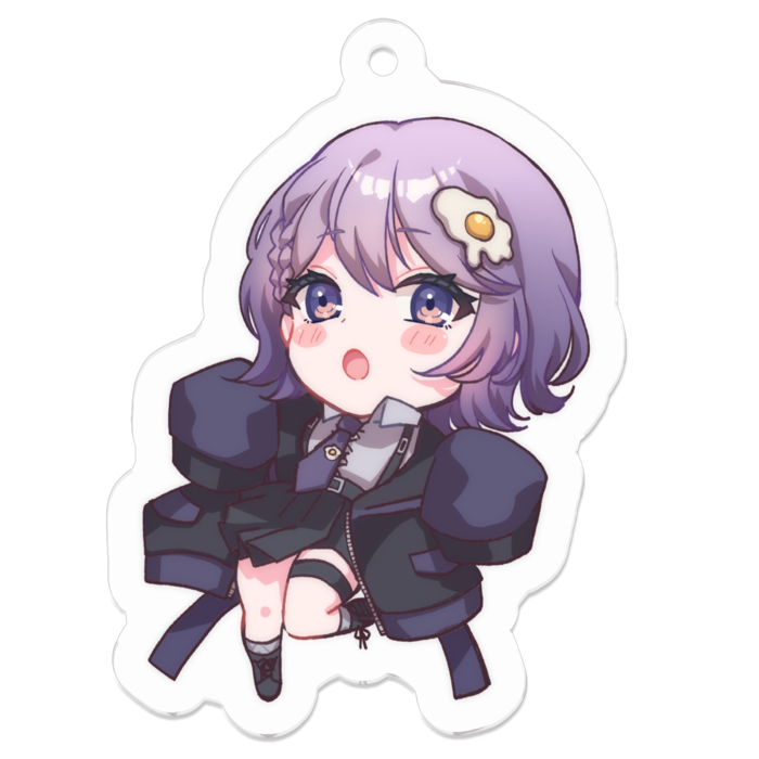 アクリルキーホルダー（コーティング） - 50 x 50 (mm)