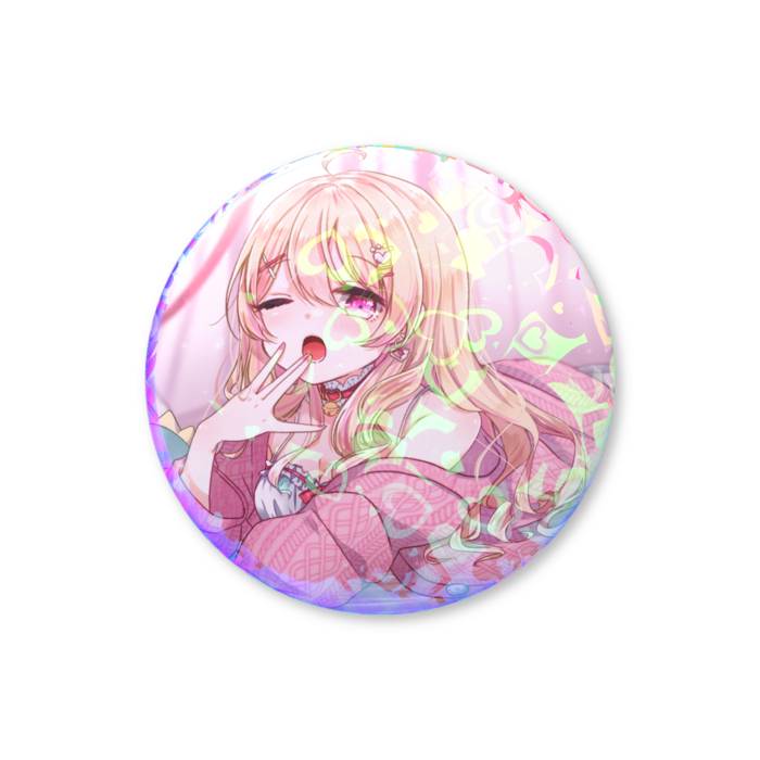 ホログラム缶バッジ - 56mm