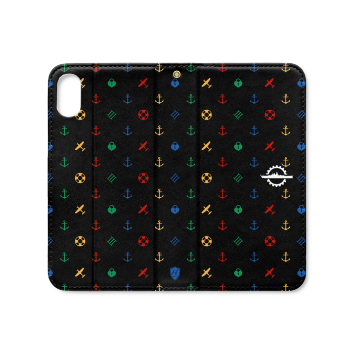 手帳型iPhoneケース(ベルトなし) - iPhone XS / X - ストラップ穴 あり