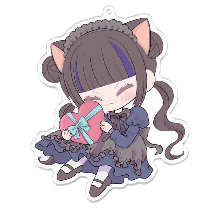 アクリルキーホルダーLサイズ - 100 x 100 (mm)