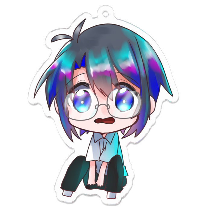 アクリルキーホルダー（コーティング） - 70 x 70 (mm)