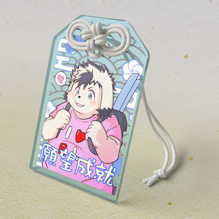 アクリルお守り - 50 × 80mm