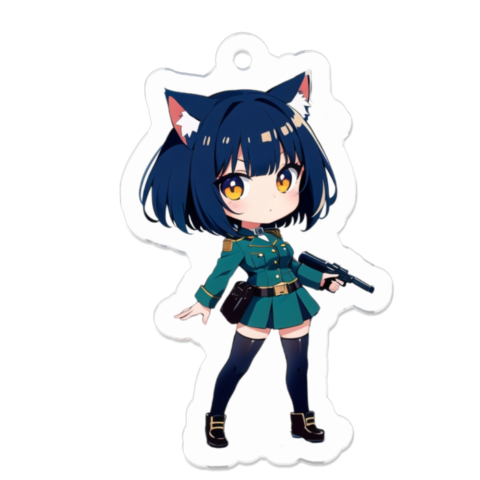 アクリルキーホルダー - 50 x 50 (mm)