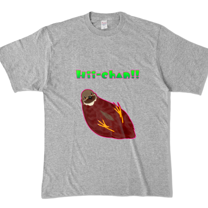 カラーTシャツ - XL - 杢グレー (濃色)