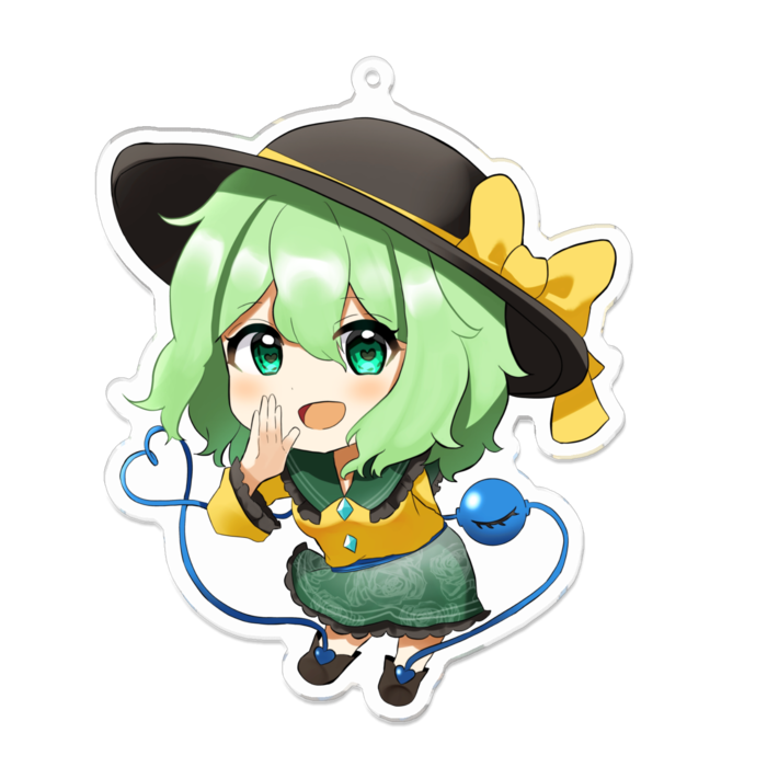 アクリルキーホルダー - 100 x 100 (mm)