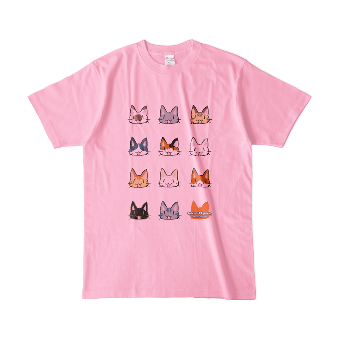 カラーTシャツ(淡色) - L - ピーチ