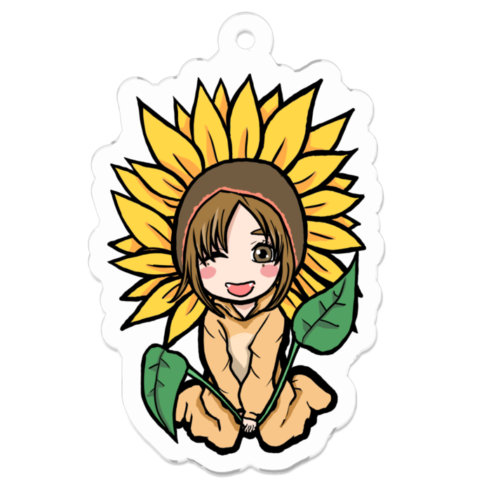 アクリルキーホルダー - 50 x 50 (mm)