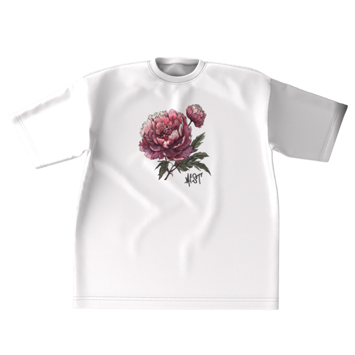 ビッグシルエットTシャツ（white） - XL - 正面