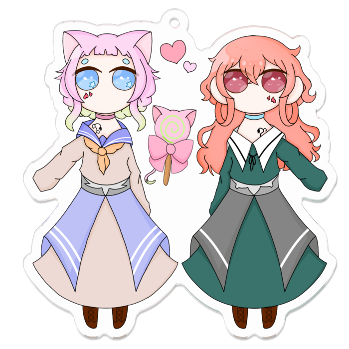 アクリルキーホルダー - 70 x 70 (mm)