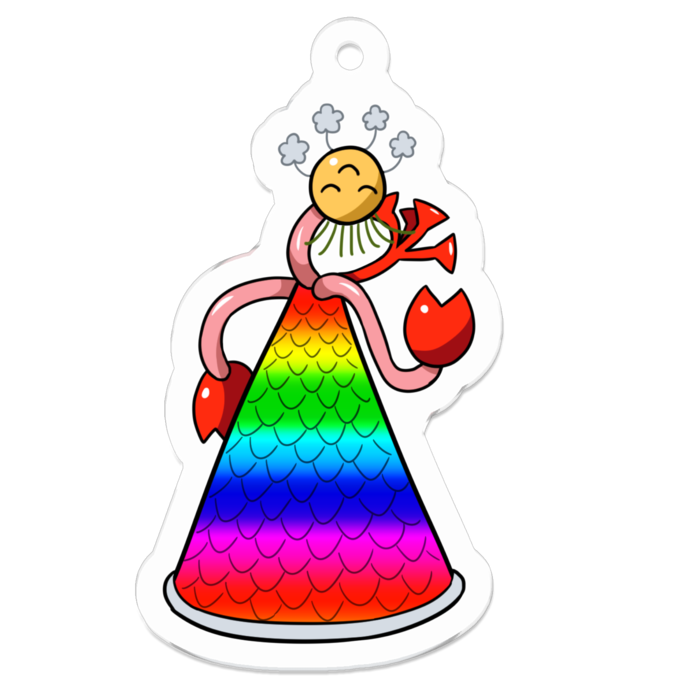 アクリルキーホルダー - 50 x 50 (mm)