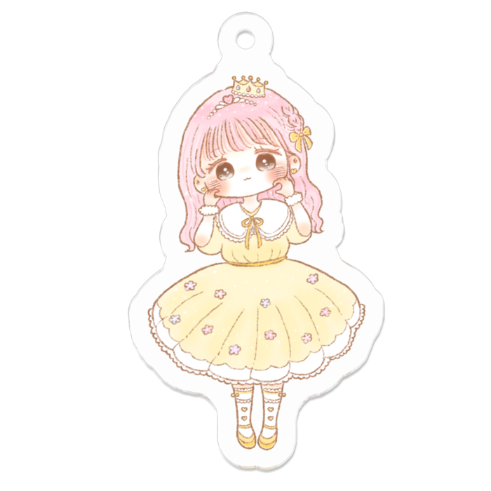 アクリルキーホルダー - 50 x 50 (mm)