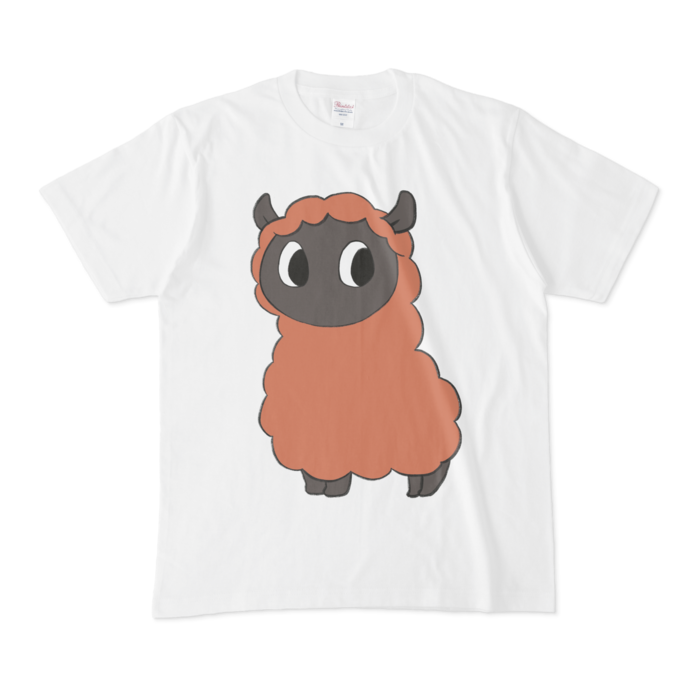 黒アルパッカのTシャツ - M - 白