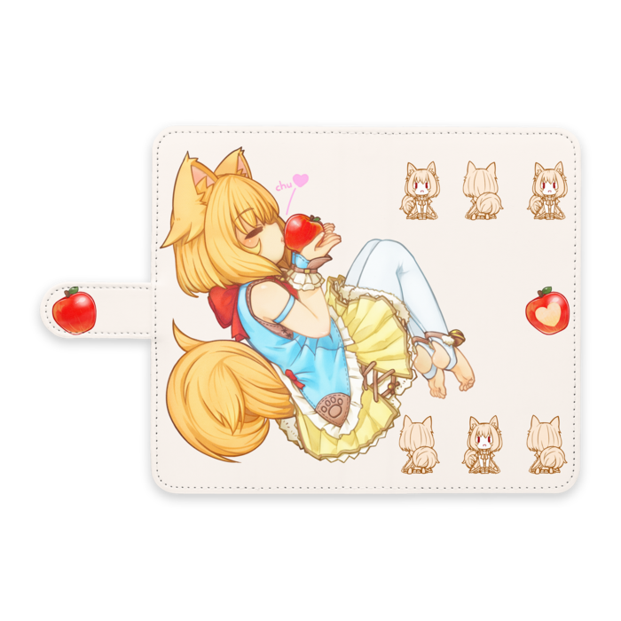 手帳型Androidケース - L - ストラップ穴 なし