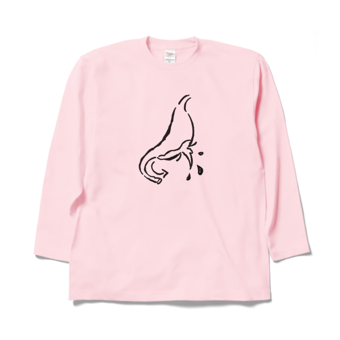 ロングスリーブTシャツ - XL - ライトピンク