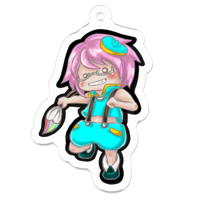 アクリルキーホルダー - 50 x 50 (mm)