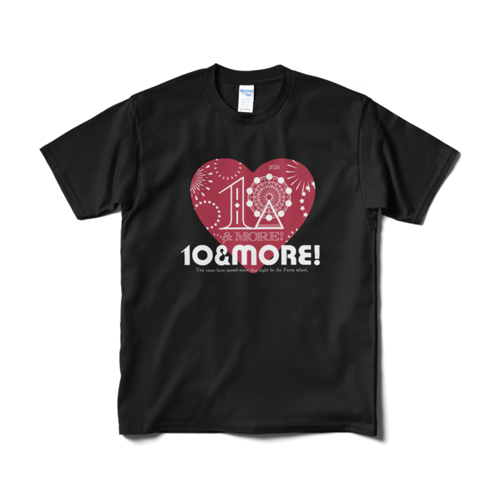 正面Tシャツ - M - ブラック